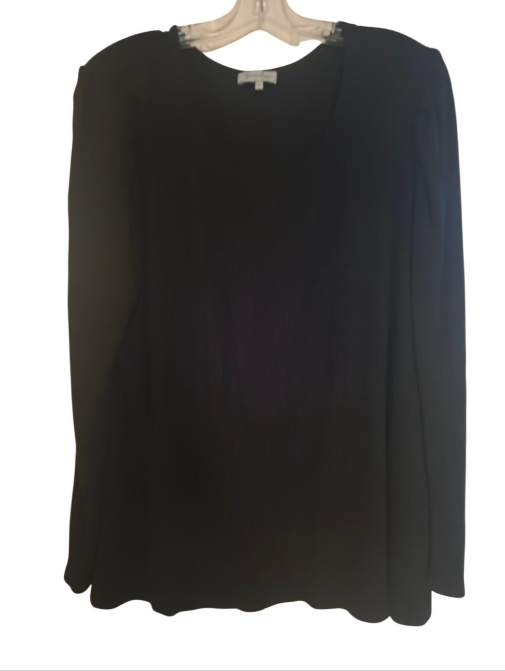 Cute Long Sleeved Black Top XL By Grace + Lace